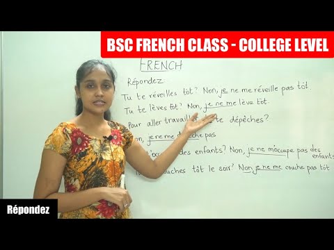 BSc French Class Part - 66 | Répondez | College level