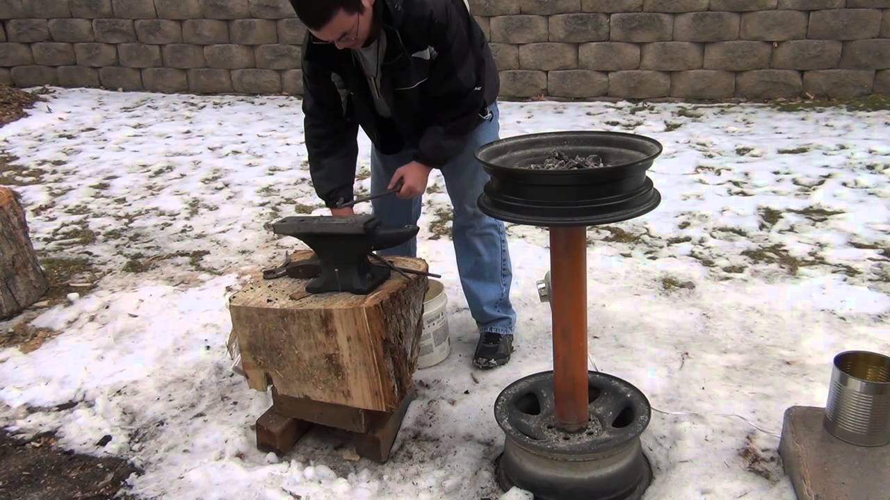 Blacksmithing Making Cooking Irons Part 1 YouTube
