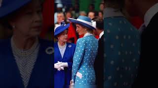 Queen Elizabeth II and her daughter in law Princess Diana