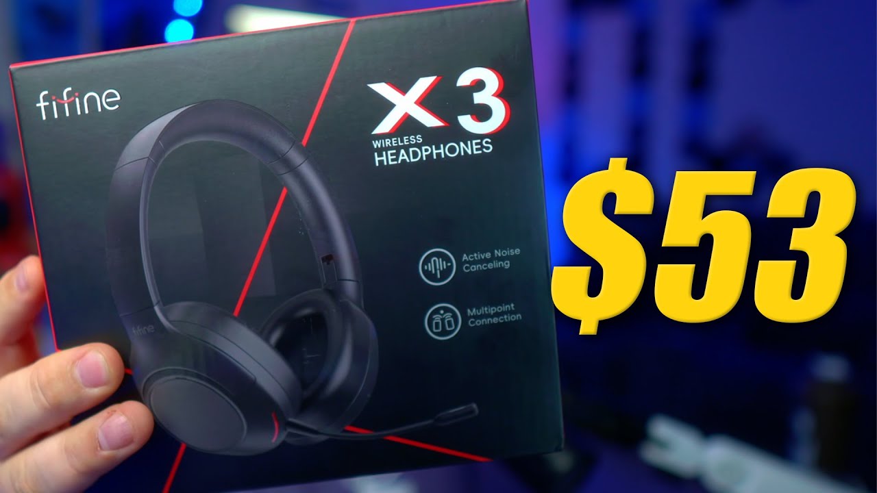 Best Budget ANC Headphones WITH Gaming Mode? FIFINE X3 Wireless Headphones