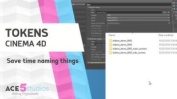 C4D - Tokens - file paths and naming made easy!