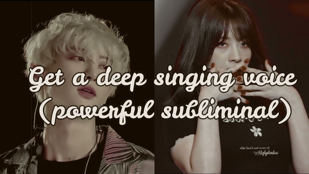 ⠀⠀┊ ⊹ ⋆ get a deep singing voice (powerful subliminal)