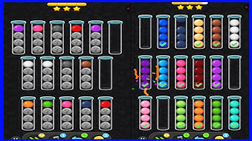 Color Ball Puzzle Gameplay |All Levels android,ios [Classic: 625-628] |ASMR&Gaming