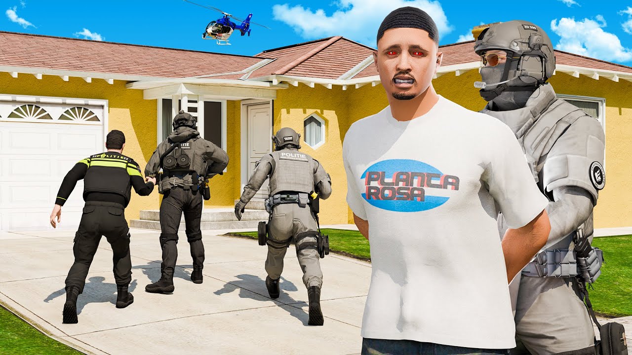 VASTZITTEN IN GEHEIME DSI BASIS & HUISZOEKING!? 😨👮 | TDA RP (GTA RP ...
