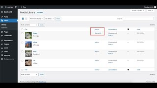 How to easily change media author in WordPress