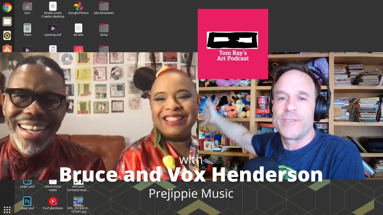 Bruce and Vox Henderson: Prejippie Music - Tom Ray's Art Podcast