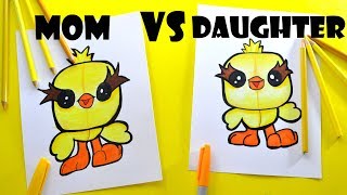How to Draw Ducky Easy ⭐ Toy Story 4 Disney