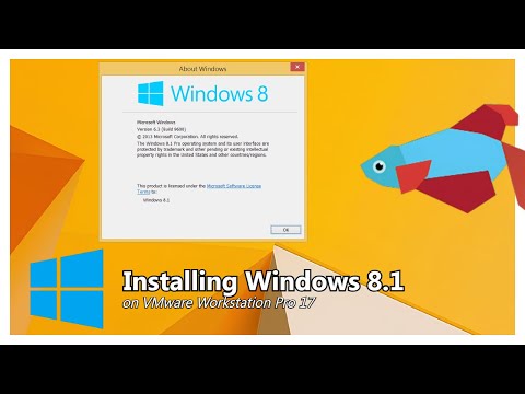 Installing Windows 8.1 on VMware Workstation Pro 17