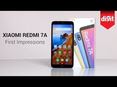 Xiaomi Redmi 7A First Impressions