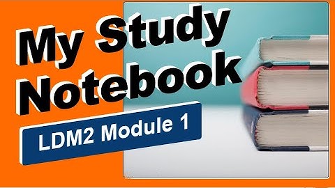 LDM2 for Teachers Study Notebook in Digital Format (Sample Only)