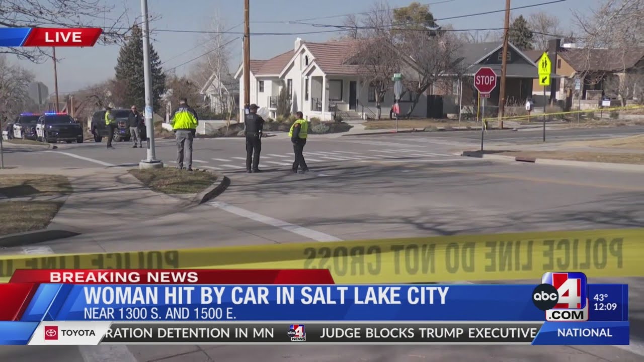 Woman in critical condition after being hit by car in Salt Lake City ...
