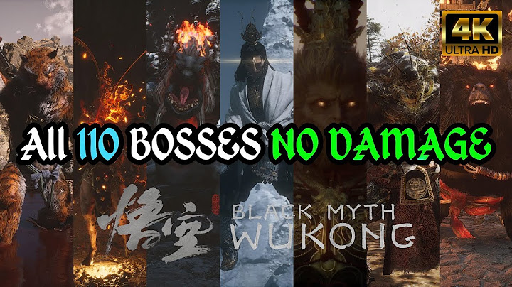 Black Myth: Wukong | All 110 Bosses & All 3 Endings (NO DAMAGE) [4K]