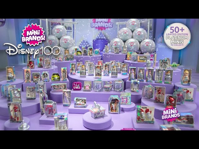 5 Surprise Mini Brands Disney 100 Years of Wonder Platinum Limited