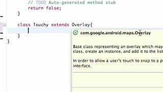 Android Application Development   132   MapView Overlay