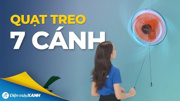 QUẠT TREO TƯỜNG 7 cánh: Giải pháp làm mát giá rẻ, tiết kiệm điện