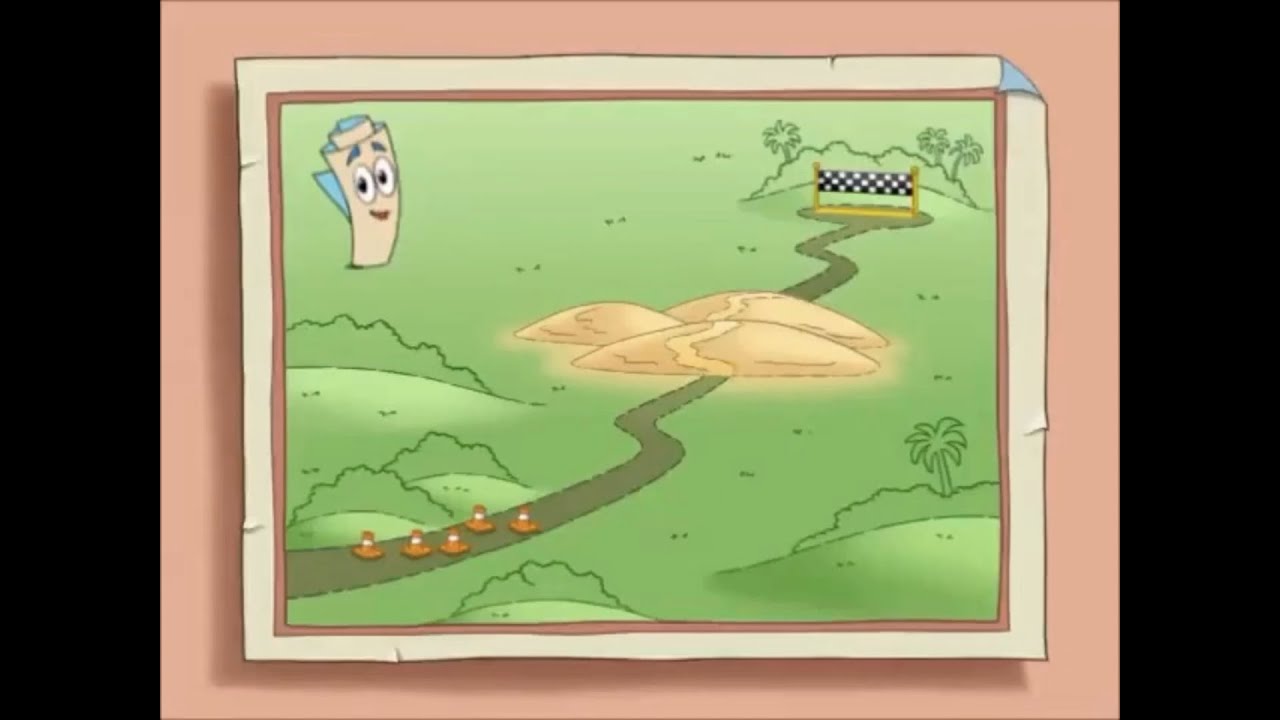 Dora the Explorer Map from Benny’s Big Race PAL - YouTube