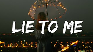 Video thumbnail of "Tate McRae x Ali Gatie - lie to me (Lyrics)"
