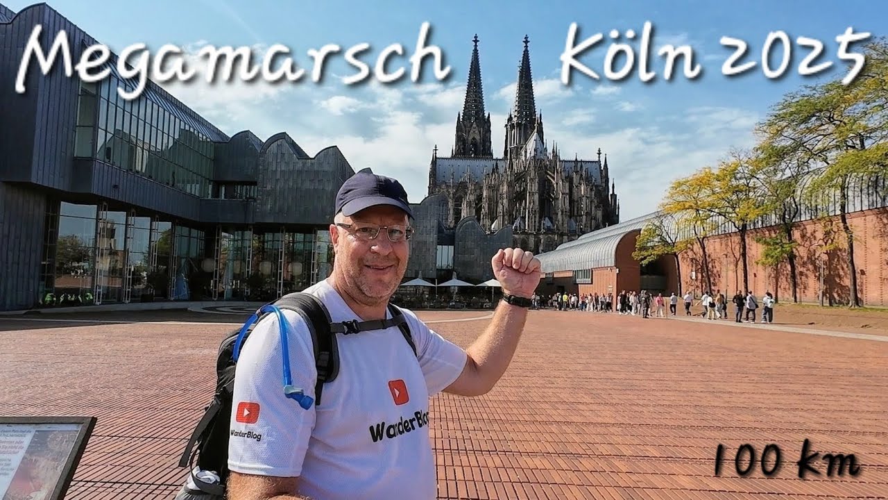 MEGAMARSCH KÖLN 2025 | 100 km - Endlich am Kölner Dom vorbei - Abbruch nach 66 km 