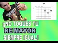 20 MANERAS DE TOCAR/SUSTITUIR TU ACORDE DE RE MAYOR EN  GUITARRA (Especial principiantes y no tanto)