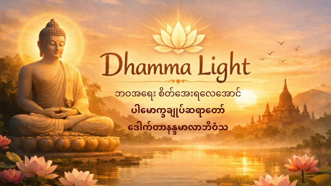 ဘဝအရေး စိတ်အေးရလေအောင် - ပါမောက္ခချုပ်ဆရာတော် ဒေါက်တာ နန္ဒမာလာဘိဝံသ