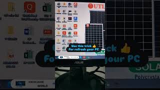 Refresh your PC & Laptop by keyboard #tricks #shorts #knowledgeworld #msword #msexcel #education