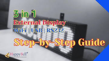 How to Configure the P10 External LED Display | A Step-by-Step Guide