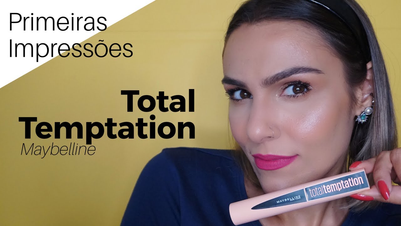 Testando a Máscara Total Temptation da Maybelline