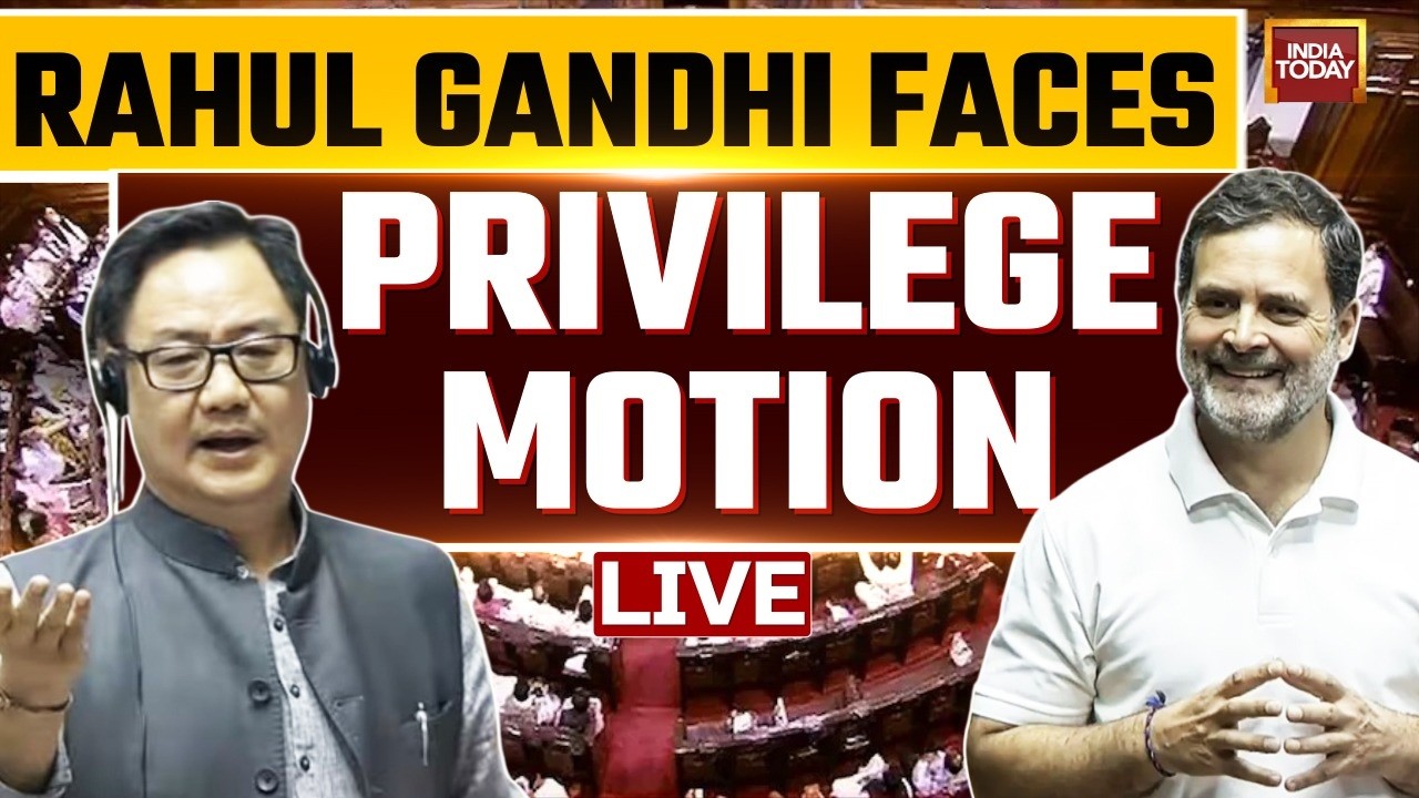 Parliament Row LIVE: Rahul Gandhi Faces Privilege Motion | Modi Govt Targets Rahul Gandhi in Sansad