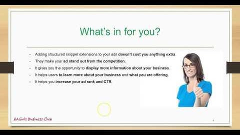 Google AdWords - structured snippet extensions set up