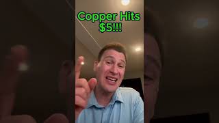 Copper Just Hit $5 at Trading Levels - But it's not great news...  #scrapmetal  #scrapping