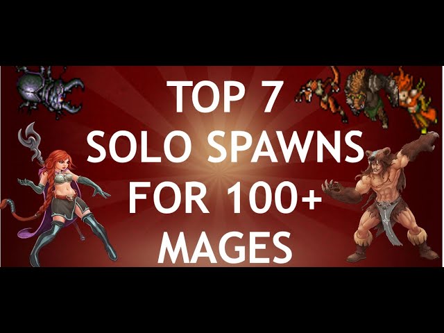 Tibia [where to hunt ED/MS] - SPAWNS FOR MAGES 200+ [Vol. 1][2020] 