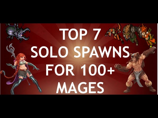 Hunt for Mages level 13+ in Mount Sternum (Cyclops + Exori Tera + Wand)