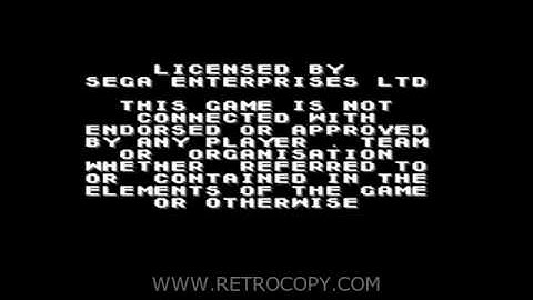 Sensible Soccer (Sega Master System) - RetroCopy Intro