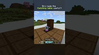 I fixed fetching tables in Minecraft #minecraft