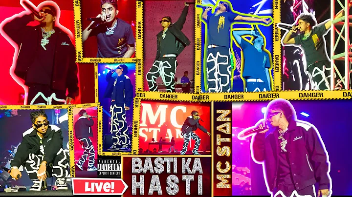 MC ST∆N live performance in Mumbai | BASTI KA HASTI Tour | Rohit Avdhute | Vlog no. 23