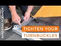 How to Properly Tighten the Turnbuckles on your Shade Sail