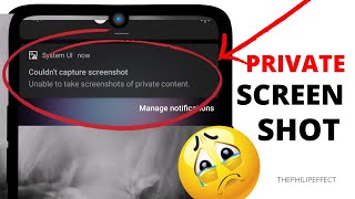 Couldn't Capture Screenshot of Private Content |Take Screenshot on Restricted App |EASY 💥|Paypal etc screenshot 5