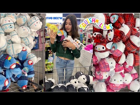 sanrio, lilo & stitch, and see life squad on five below website !! go now  before they run out !!! : r/squishmallow
