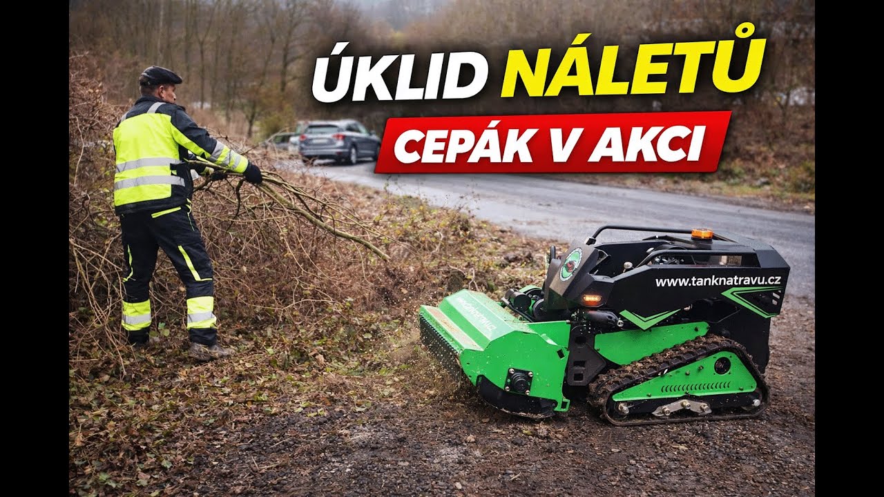 Úklid pozemku za pár minut – síla cepové sekačky v akci