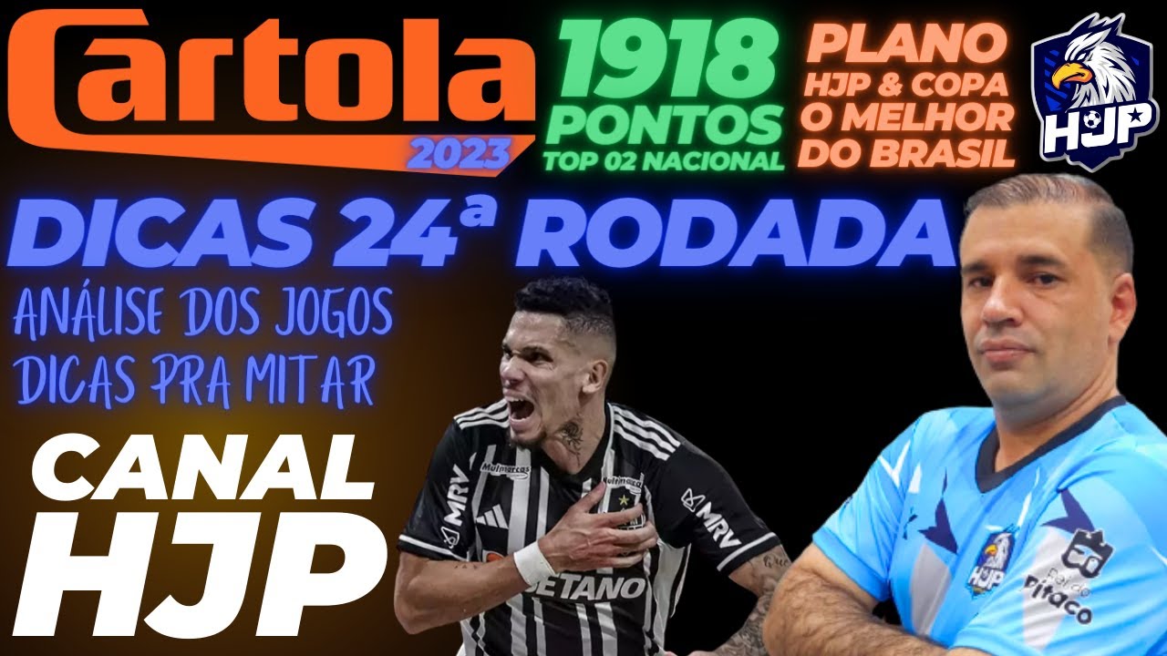 Cartola: jogos e palpites da 36ª rodada do Brasileirão 2023