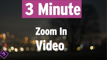 How to Zoom in Adobe Premiere Pro CC (Fast Tutorial) | How To Adobe