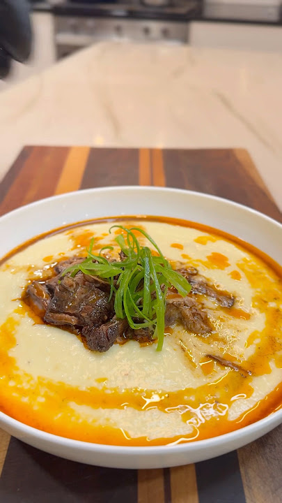 The Best Gouda Grits Recipe! 🤤🔥 #food #foodie #shorts