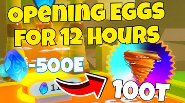 Opening Eggs For 12 Hours [Weapon Fighting Simulator]