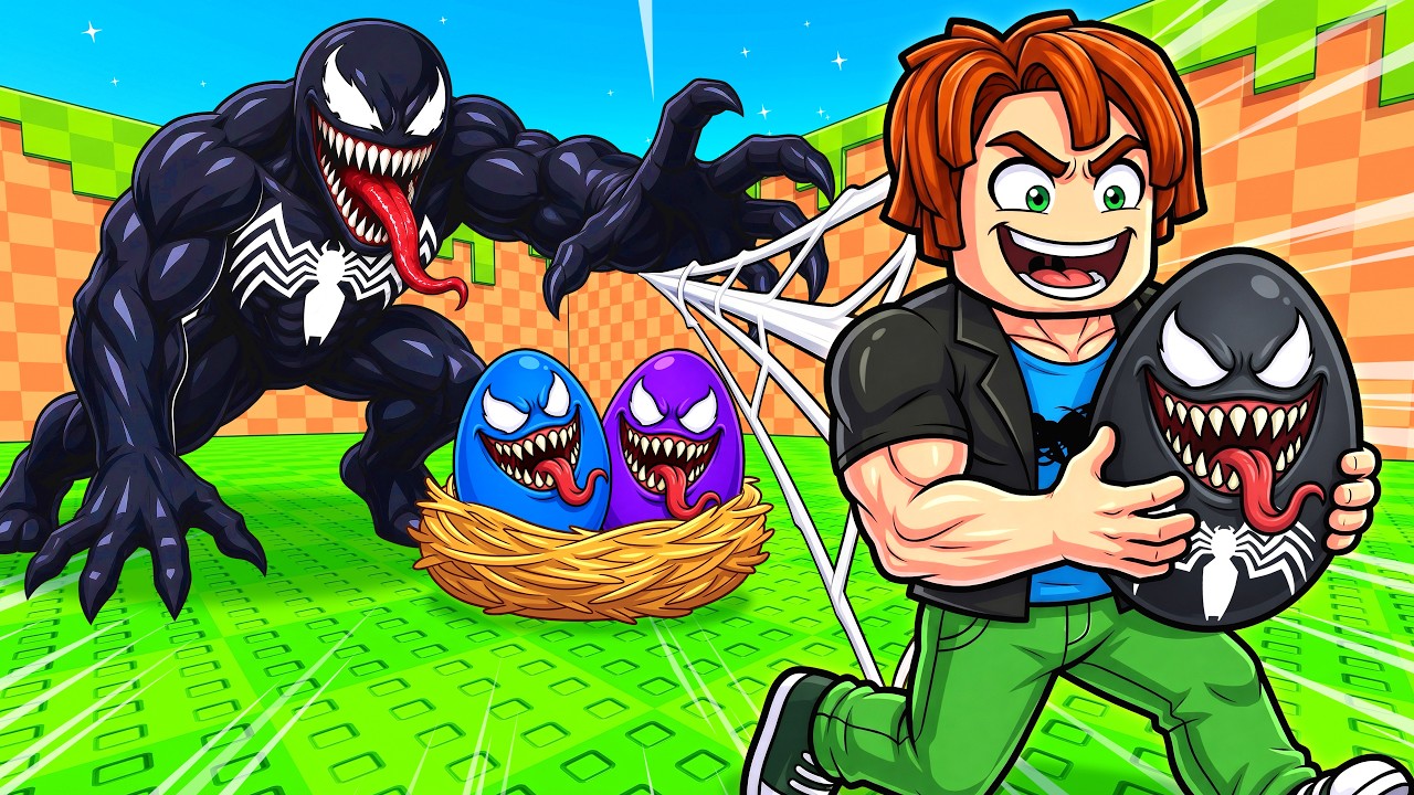 I Stole VENOM EGGS In Steal an Egg!