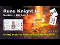 Bb iro rune knight ib  no mvp instacast spamming iginition break  build guides  iro chaos