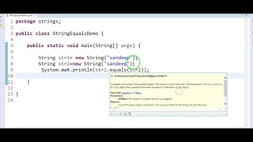 How to compare two Strings in java