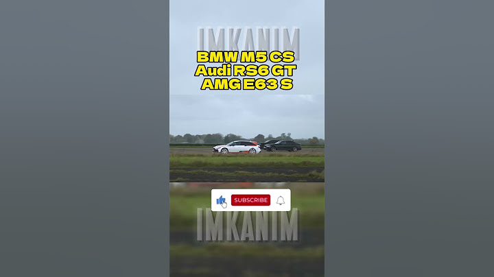 BMW M5 CS vs Audi RS6 GT vs AMG E63 S 1/4 mile DRAG RACE quarter mile