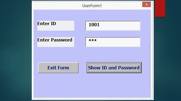Userform Login with Password | advanced excel Userform