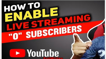 How to Enable live Streaming on YouTube with 0 Subscribers on Mobile
