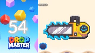 Puzzle Drop Master – Level 54: Outsmart Every Obstacle #dropmaster #puzzledropmaster 